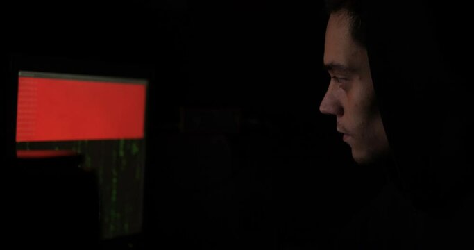 Evil hacker has a failed
