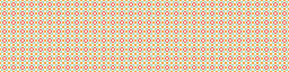 Abstract Cross Pattern Dots Logo generative computational art illustration