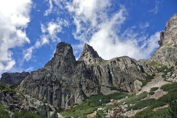Randonnée sur le GR 20 en Corse dans les gorges de la Restonica