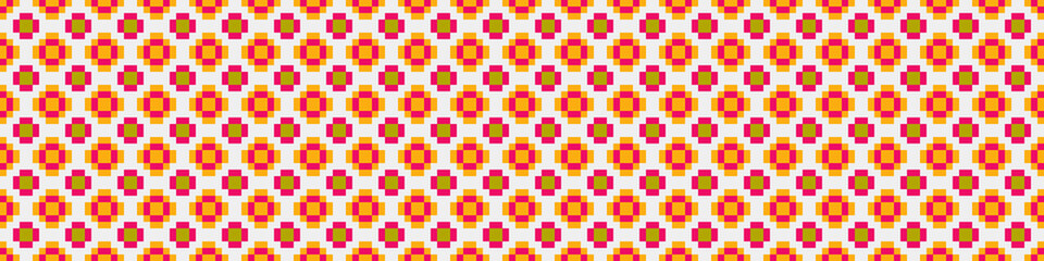 Abstract Cross Pattern Dots Logo generative computational art illustration