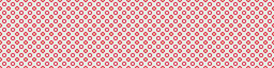 Fototapeta premium Abstract Cross Pattern Dots Logo generative computational art illustration