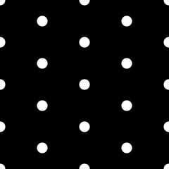 Dots seamless pattern. Circles ornament. Dot shapes motif. Circle forms backdrop. Dotted wallpaper. Rounds background. Digital paper, textile print, web design, abstract image. Vector illustration.