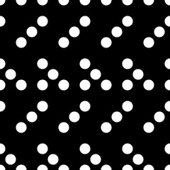 Dots seamless pattern. Circles ornament. Dot shapes motif. Circle forms backdrop. Dotted wallpaper. Rounds background. Digital paper, textile print, web design, abstract image. Vector illustration.