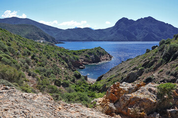 Village de Girolata en Corse