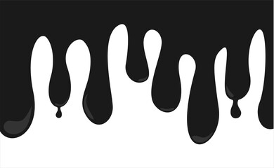 Aesthetic Black Painting Desain Vector