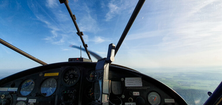 Small Plane Cockpit View