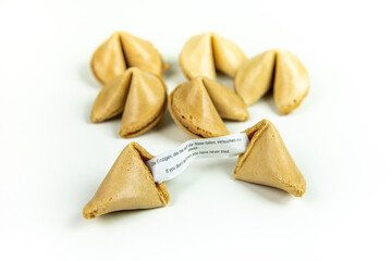 Glückskekse mit Spruch