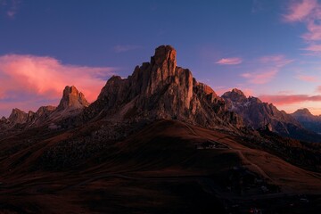 Naklejka premium Dolomites sunrise