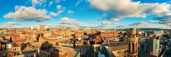 Fototapeta premium Glasgow rooftop view