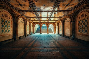 Empty New York City Central Park