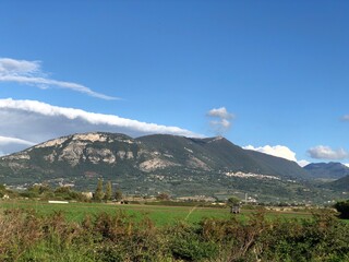 Naklejka premium landscape with sky