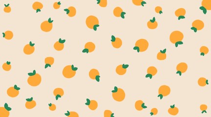 Cute orange wallpaper