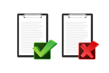 Clipboard with checklist icon. Clipboard with checklist icon for web. Vector illustration.