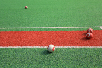 Chinese goal ball on artificial lawn