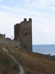 old castle on the hill