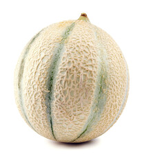 Obraz premium Cantaloupe melon on a white background