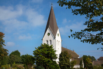 Fototapeta na wymiar Church, Amrum, Germany