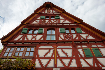 Old timber-framed house in Germany