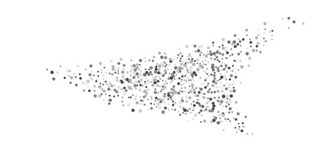 Silver glitter confetti.