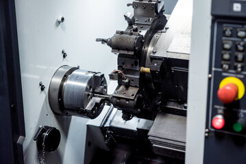 Drilling machine with drill bit for tapping.