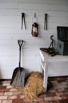 The tools in the barn, Texas, US