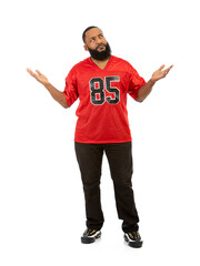 Fan: Man In Sports Jersey Shrugs