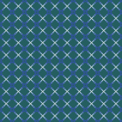 Fototapeta premium Geometric seamless pattern can be used for fabric, print, wallpaper, gift wrapping, clothe, wrapping paper, web design and more. Monochrome