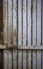 Rust texture on metal wall