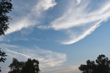 Fototapeta premium A Cloudscape view of clouds or sky in Bangladesh.