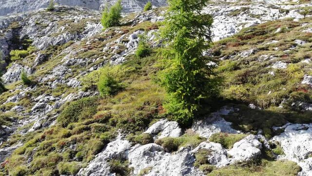 Dolomiti ripresa aerea con drone