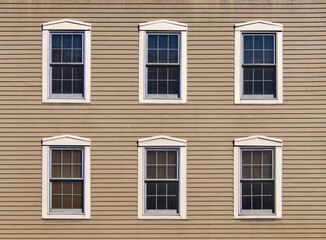 Fototapeta na wymiar Building with six windows