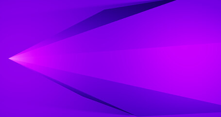 Fototapeta premium Render with dark purple and pink background with an elongated pyramid