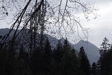 Sonnenuntergang Romantik Idylle in der Schweiz