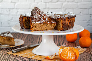 Spiced orange and almond cake