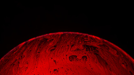 Soap bubble macro