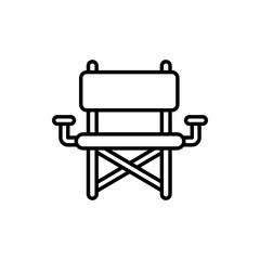 Chair Outline Icon Style illustration. EPS 10 