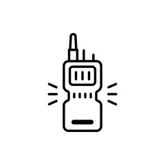 Obraz premium Wireless Outline Icon Style illustration. EPS 10 