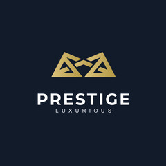 Obraz premium Crown logo design concept vector illustration. Universal crown royal king logo design.