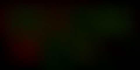 Obraz premium Dark Green, Red vector blur backdrop.