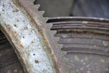 rusty gear