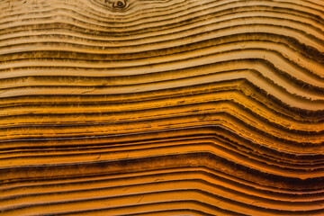 fine agate yellow texture with dark brown lines