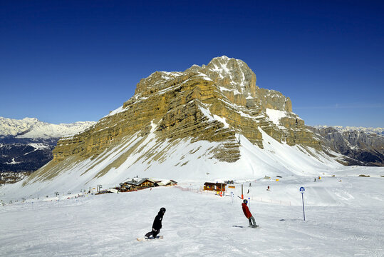 Ski Resort of Brenta Dolomites, UNESCO World Heritage Site - Trento Autonomous Province, Trentino Region, Upper Adige, Italy