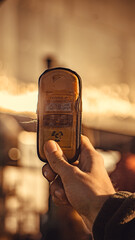 Radiation meter in Chernobyl