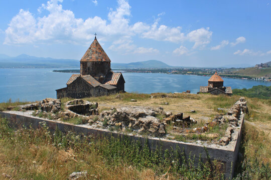 Hayravank Monastery on Sevan Lake in Armenia