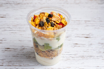 yogurt con cereales
