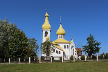 Czarna Białostocka - cerkiew Świętych Niewiast Niosących Wonności na Podlasiu w Polsce. 