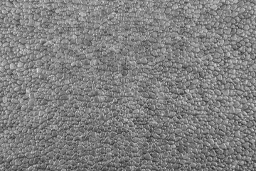 Top view of grey thermocol background, textured background