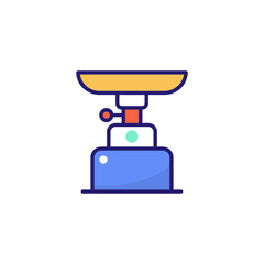 Warmer Gas Flat Icon Style illustration. EPS 10 File
