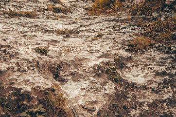 Beautiful mountain landscape, gorge, stones, rocks. Close-up