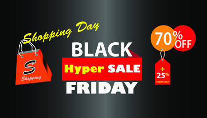 Black Friday Hyper Sale. Shopping Day 